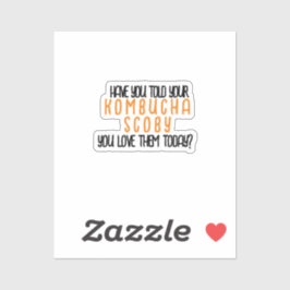 KombuchaScobyLove-Vinyl Sticker