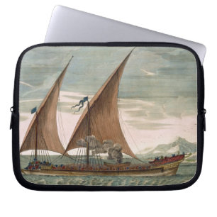 Kombuis onder zeilen, vliegnorm van de Commande Laptop Sleeve