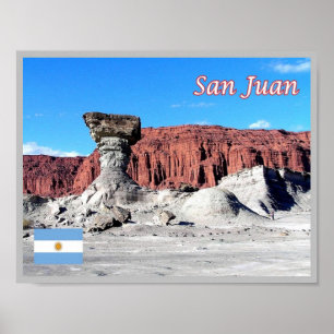Kombuis van de maan - San Juan - Argentinië - Poster