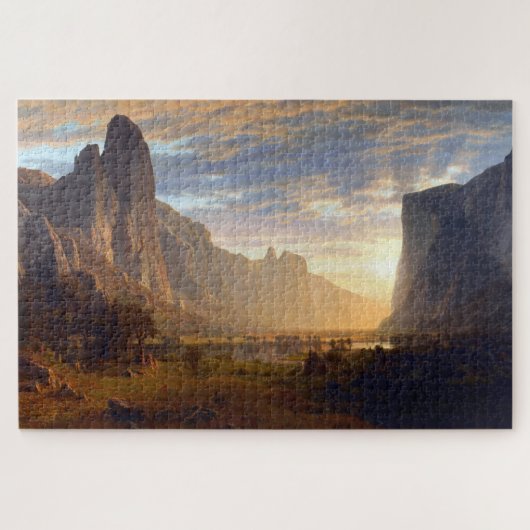 Kombuis van de Yosemite, Albert Bierstadt Legpuzzel (Horizontaal)