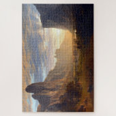 Kombuis van de Yosemite, Albert Bierstadt Legpuzzel (Verticaal)