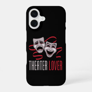 Komedie En Tragedie Theaterliefhebber iPhone 16 Hoesje