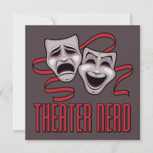 Komedie En Tragedie Theaternerd Kaart