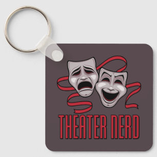 Komedie En Tragedie Theaternerd Sleutelhanger