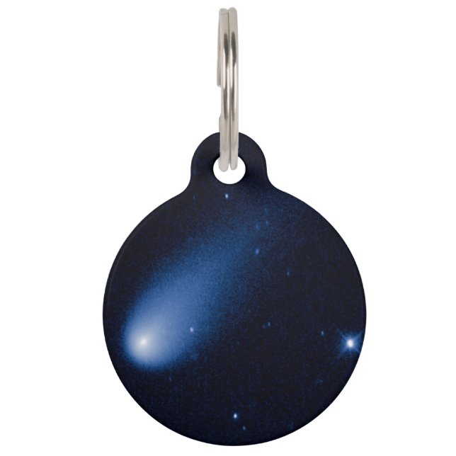 komeet en sterren huisdierpenning (Voorkant)