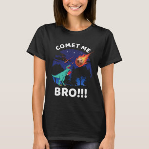Komeet Me Bro Funny Boksen T Rex Dinosaur Pun Uitg T-shirt