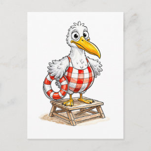 Komeet Strip Redder Vogel Briefkaart