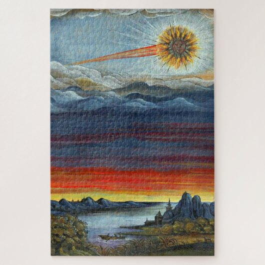 komeetschilderij legpuzzel (Verticaal)