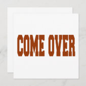 komen kaart (Voorkant / Achterkant)