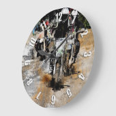 Komend! - Motocross Racer Grote Klok (Hoek)