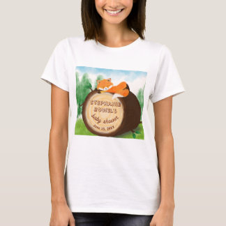 Komende Baby Bos Baby Vos Baby Shower T-shirt