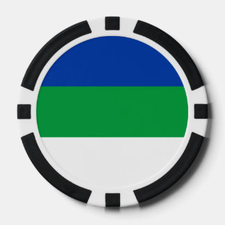 Komi-vlag Poker Chips
