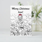 Komisch Bedankkaart (Staand voorkant)