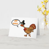 KOMISCHE KALKOEN KRIJGT WOORD UIT ** EET VARKENSVL KAART (Gele Bloem)