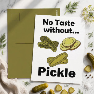 Komkommer Augurken Geen Smaak Zonder Augurk Briefkaart