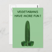 Komkommer en paprika's briefkaart (Voorkant / Achterkant)