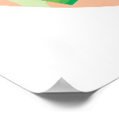 Komkommer Gezichtsmasker Poster (Hoek)