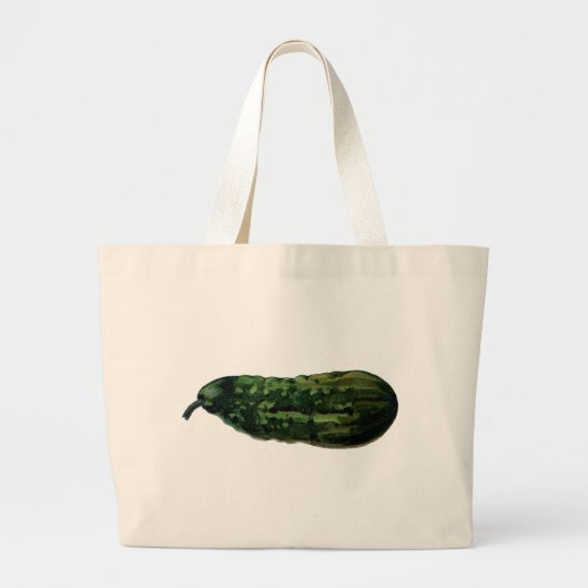 komkommer  grote tote bag (Voorkant)