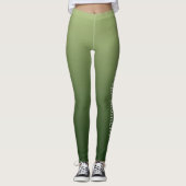 komkommergroen leggings (Voorkant)