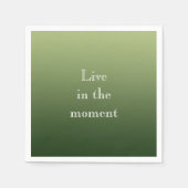 komkommergroen servet (Voorkant)