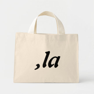 Komma La Kamala Harris - aangepaste tekst ontwerp  Mini Tote Bag