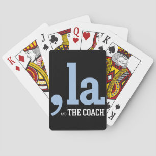 Komma La Kamala Harris Tim Walz Coach 2024 Pokerkaarten