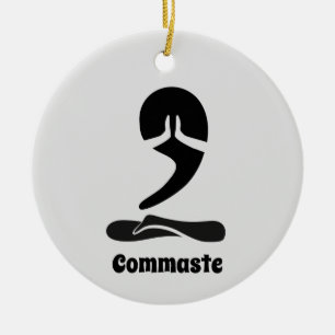 Kommaaste Keramisch Ornament