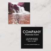 kommins herfsten vierkante visitekaartje (Voorkant / Achterkant)