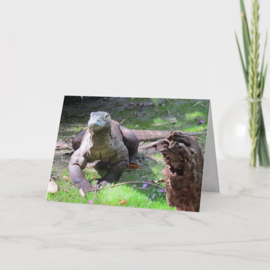 Komodo Dragon (0606) - Wenskaart Kaart (Voorkant)