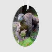 Komodo Dragon - Acrylversiering Ornament (voorkant)