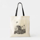 Komodo Dragon Basking in Beauty Tote Bag (Achterkant)
