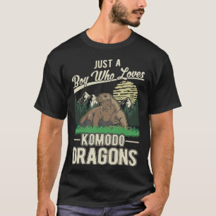 Komodo Dragon Boy Komodo Dragon Monitor Lizard T-shirt