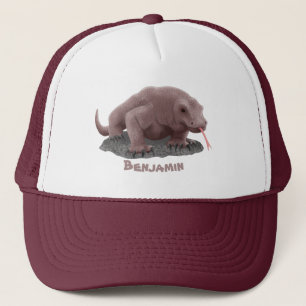 Komodo dragon illustratie trucker pet