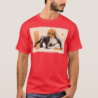 Komodo dragon Komodo reptielen vintage 1 T-shirt