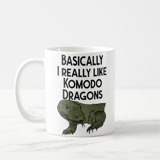 Komodo Dragon Lover Mug (Gauche)