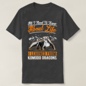 Komodo Dragon Monitor Lizard 1 T-shirt (Design voorkant)