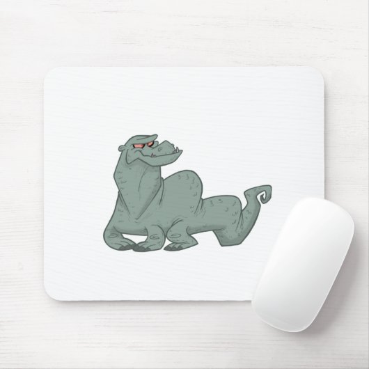 Komodo Dragon Muismat (Met muis)