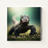 Komodo Dragon Schetsboek Notitieboek (Achterkant)