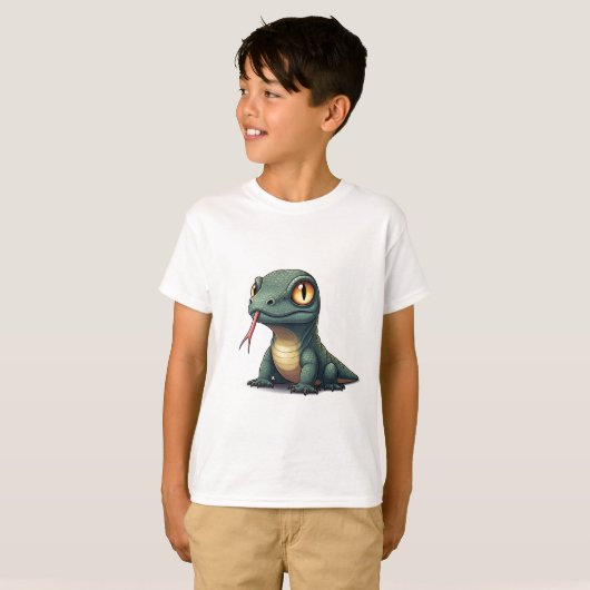 Komodo Dragon T-shirt (Voorkant volledig)