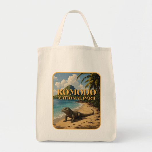 Komodo National Park Tote Bag (Voorkant)