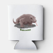 Komodo varaan illustratie blikjeskoeler (Achterkant)