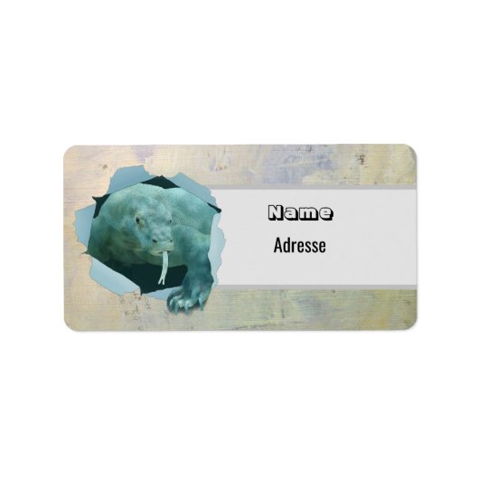 Komodowaran Etiket (Voorkant)