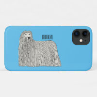 Komondor cartoon illustratie