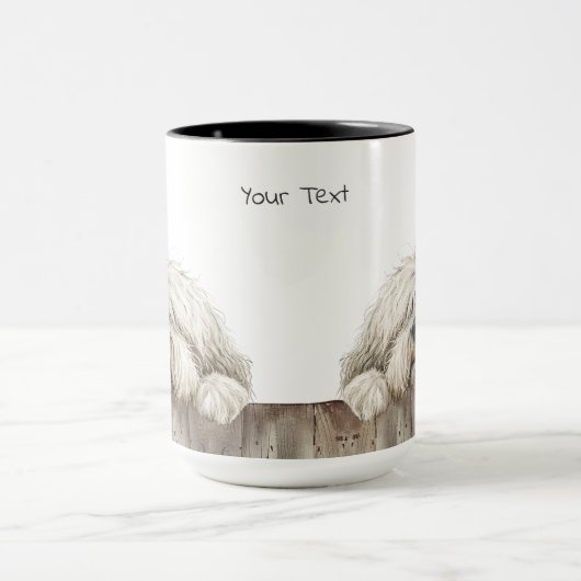 Komondor Dog Mug (Centre)
