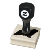 Komondor Hondenras Silhouet Rubberstempel (Stempel)