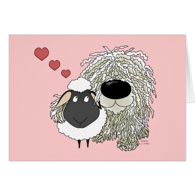 Komondor - Ik hou van Ewe! (Voorkant Horizontaal)