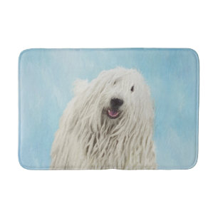 Komondor schilderen - Kute Original Dog Art Badmat