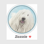 Komondor schilderen - Kute Original Dog Art Sticker (Vel)