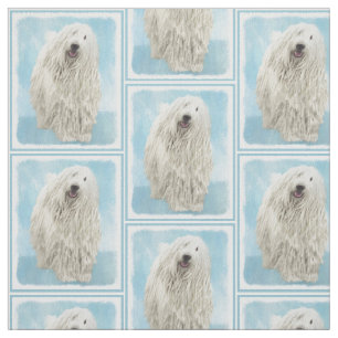 Komondor schilderen - Kute Original Dog Art Stof