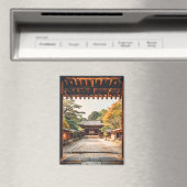 Komorebi - The Sun-Drenched Temple Magneet (Insitu (Vaatwasser))